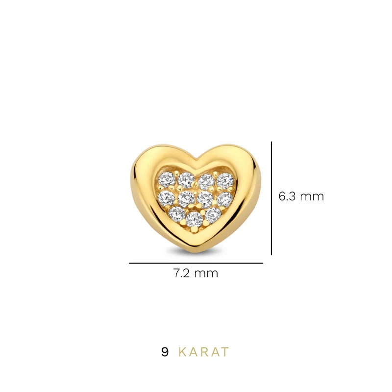 Beloro Jewels Monte Napoleone Gionna 9 Karaat Oorknoppen BO360062