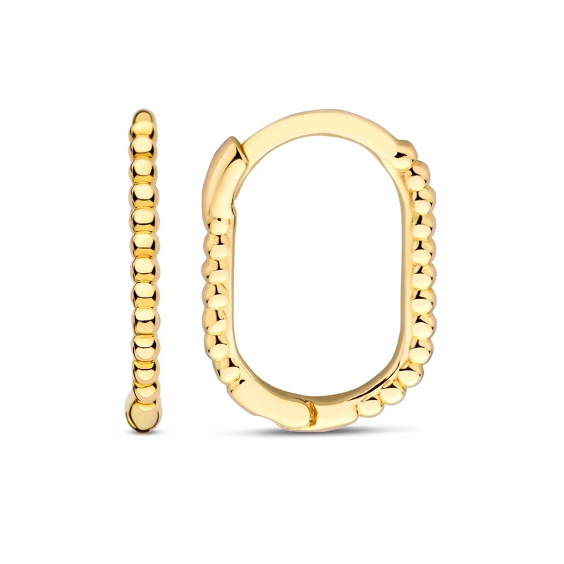 Beloro Jewels La Rinascente Elena 9 karaat oorringen (10.5 mm) BO360070