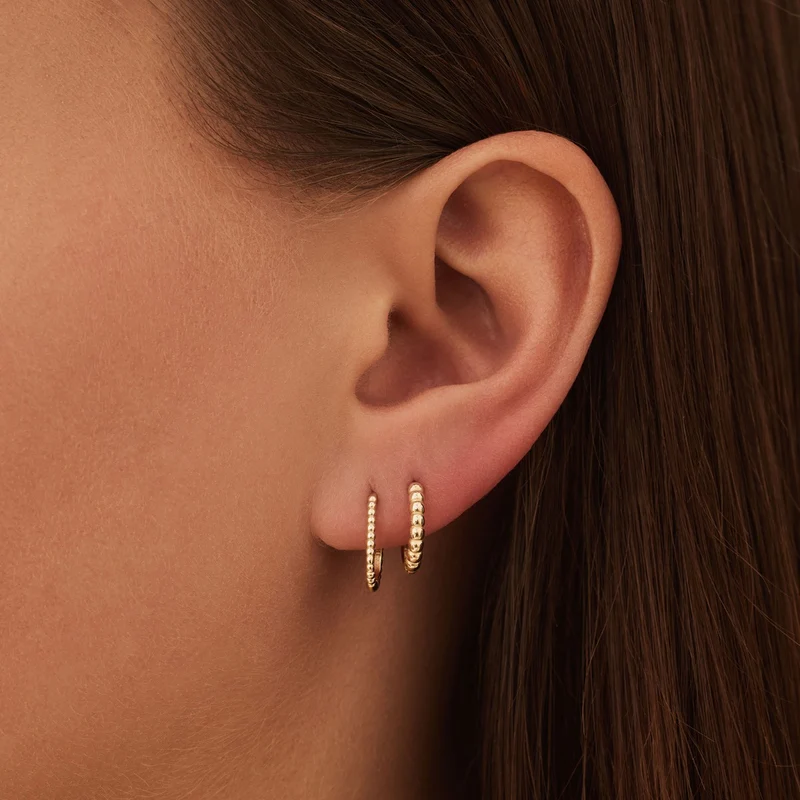 Beloro Jewels La Rinascente Elena 9 karaat oorringen (9.5 mm) BO360071