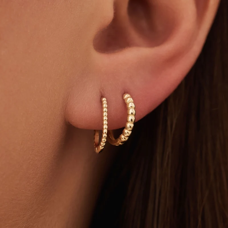 Beloro Jewels La Rinascente Elena 9 karaat oorringen (9.5 mm) BO360071