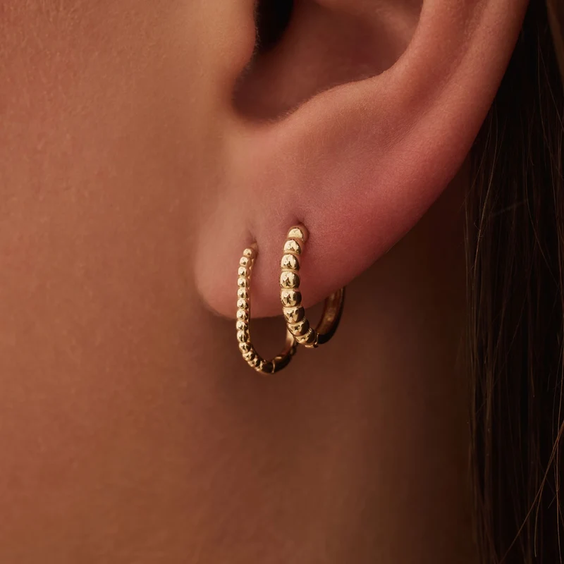 Beloro Jewels La Rinascente Elena 9 karaat oorringen (9.5 mm) BO360071