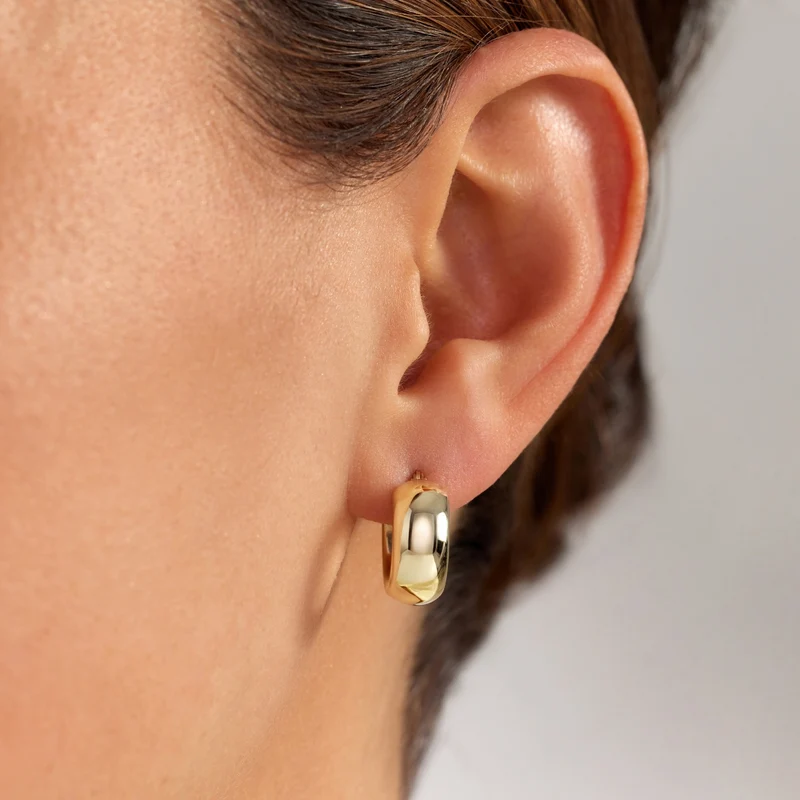 Beloro Jewels Della Spiga Susana 9 karaat oorringen (10 mm) BO360099