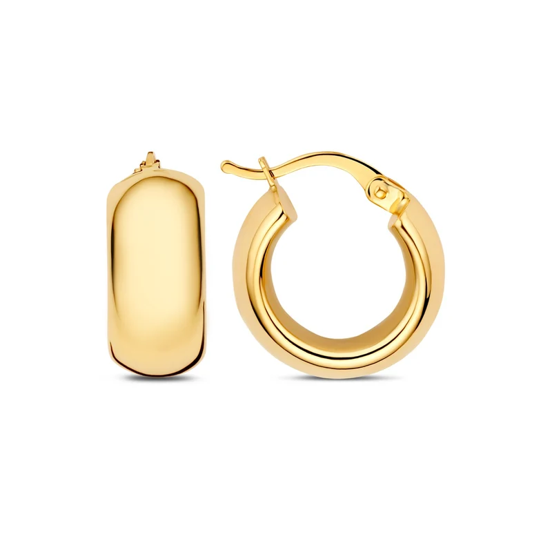Beloro Jewels Della Spiga Susana 9 karaat oorringen (10 mm) BO360099