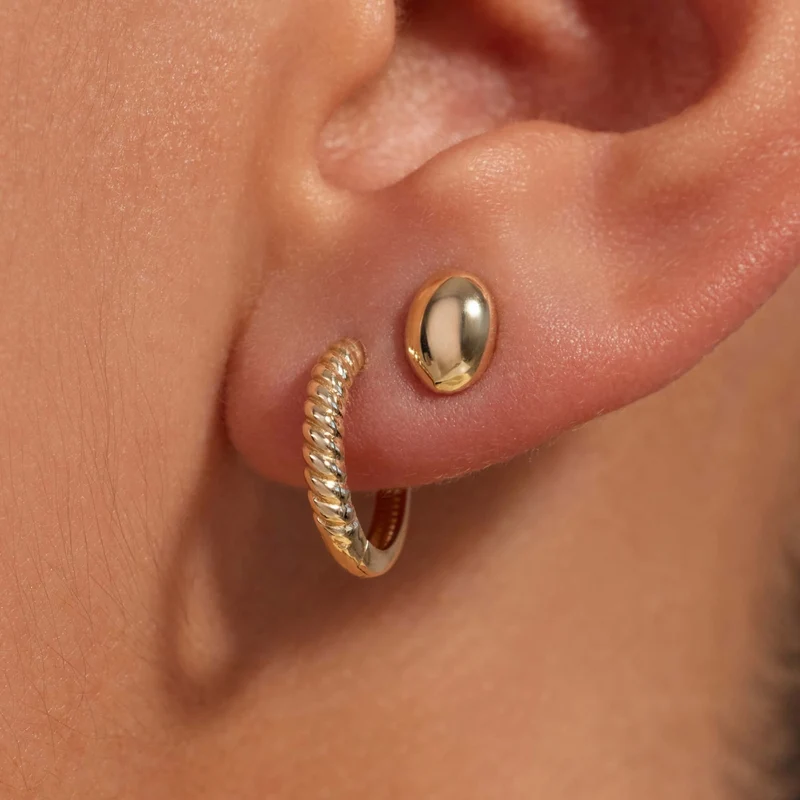 Beloro Jewels La Rinascente Fleur 9 karaat oorringen BO360105