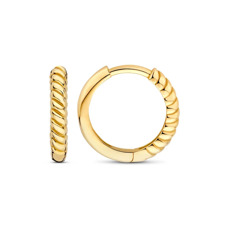 Beloro Jewels La Rinascente Fleur 9 karaat oorringen BO360105