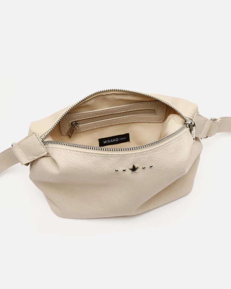 Nesqui-1 bolso bandolera pequeño con detalles metálicos ED.