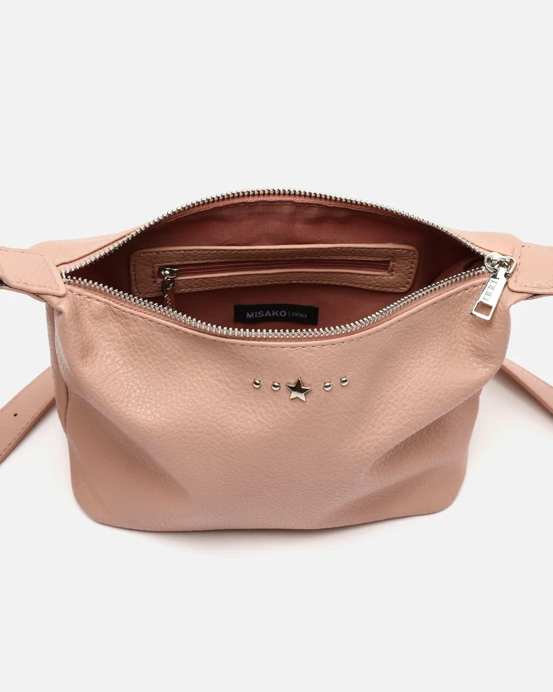 Nesqui-1 bolso bandolera pequeño con detalles metálicos ED.