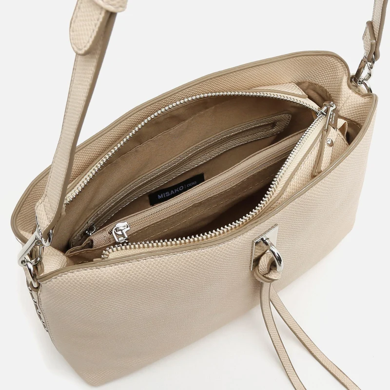 Engri bolso bandolera pequeño con detalles metálicos