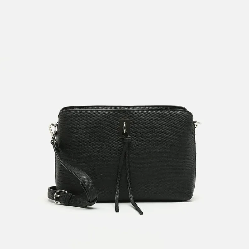 Engri bolso bandolera pequeño con detalles metálicos