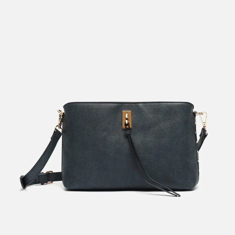 Engri bolso bandolera pequeño con detalles metálicos