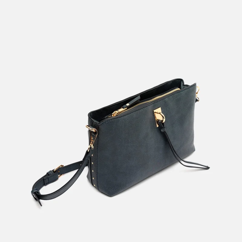 Engri bolso bandolera pequeño con detalles metálicos