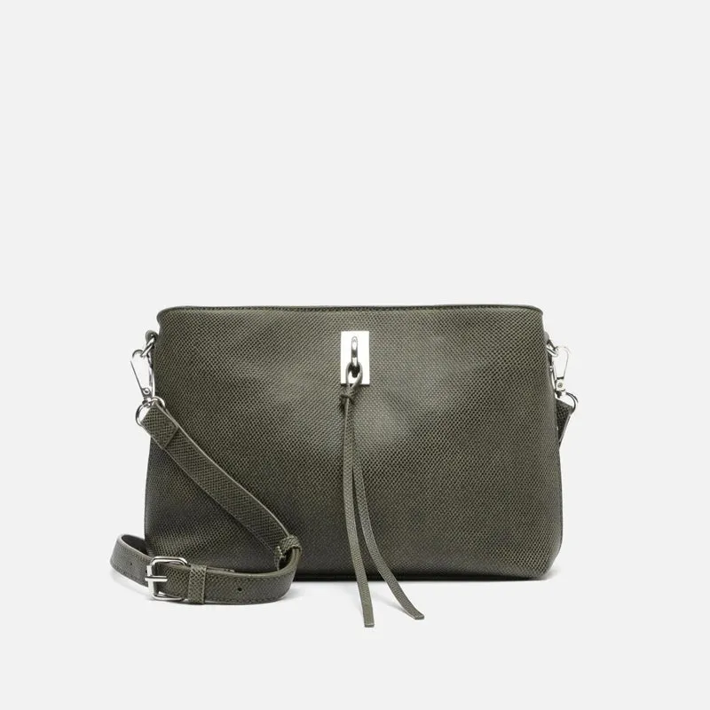 Engri bolso bandolera pequeño con detalles metálicos