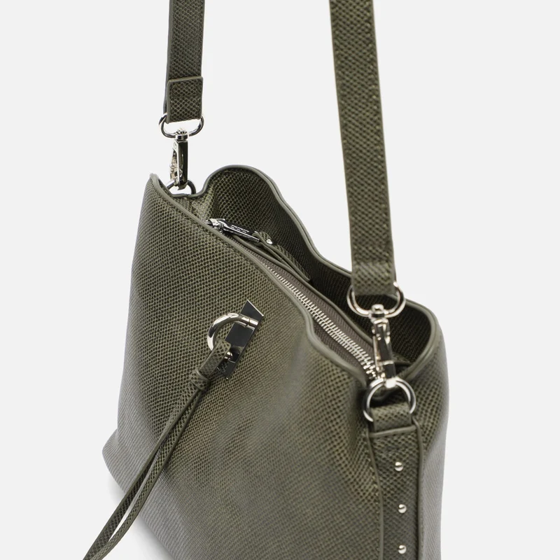 Engri bolso bandolera pequeño con detalles metálicos