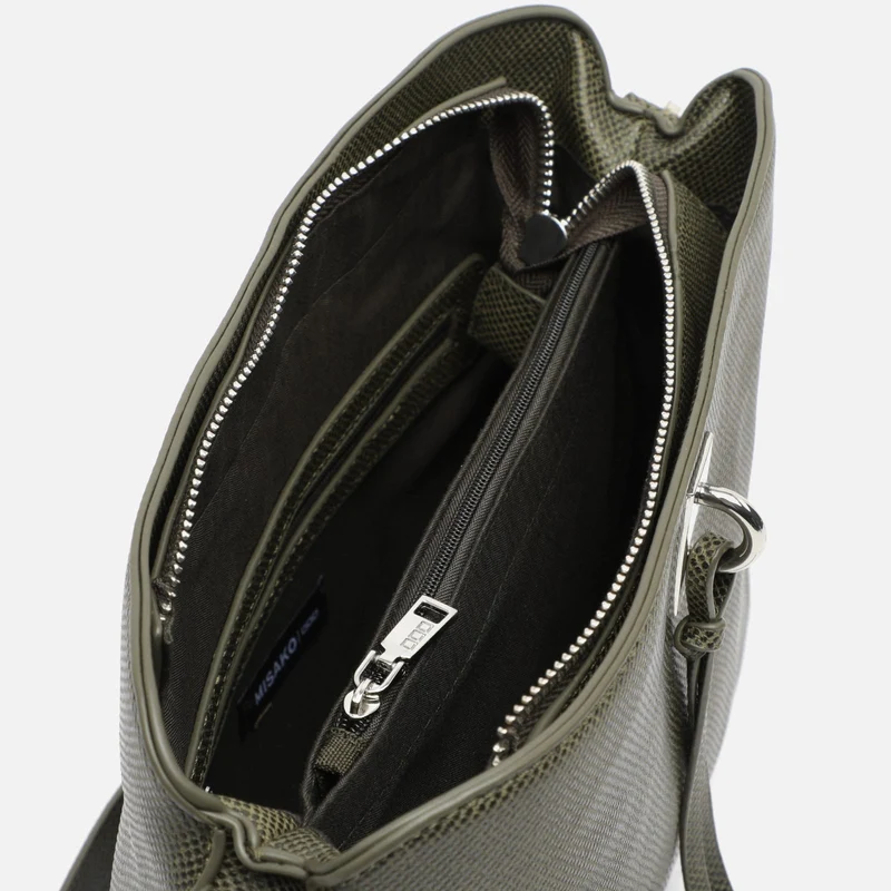 Engri bolso bandolera pequeño con detalles metálicos