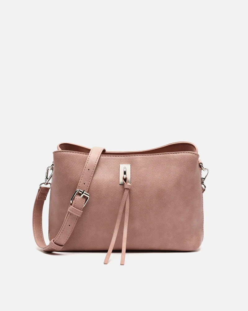 Engri bolso bandolera pequeño con detalles metálicos