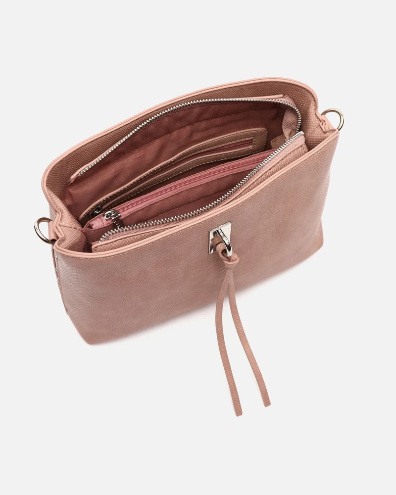 Engri bolso bandolera pequeño con detalles metálicos