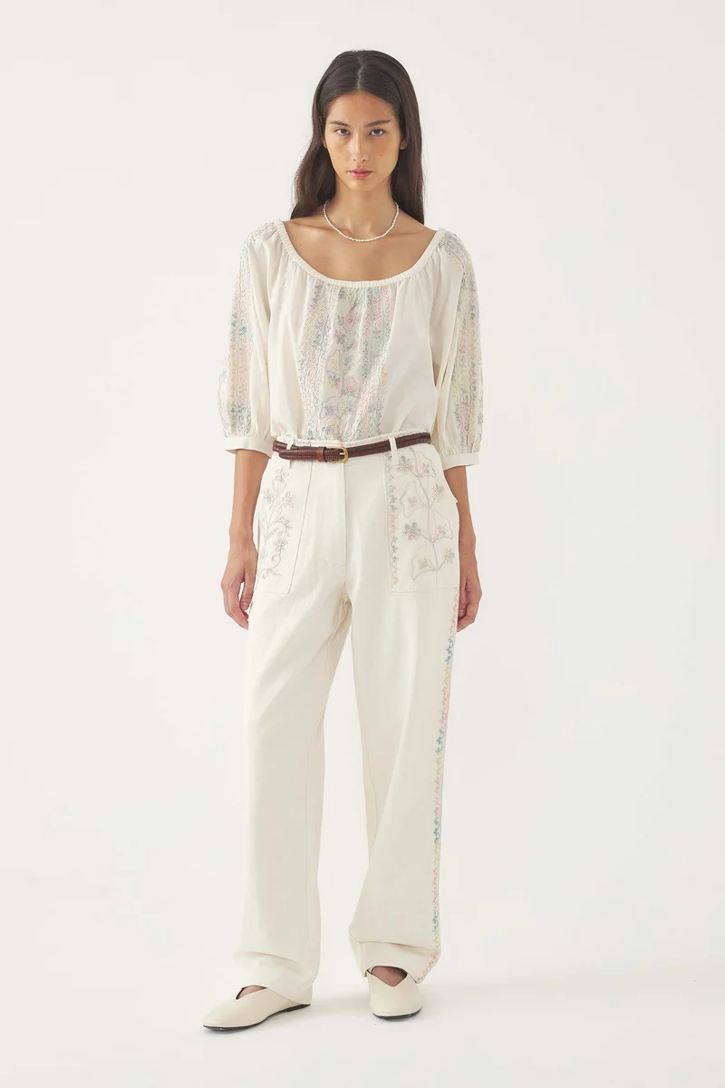 Blouse brodée Alex