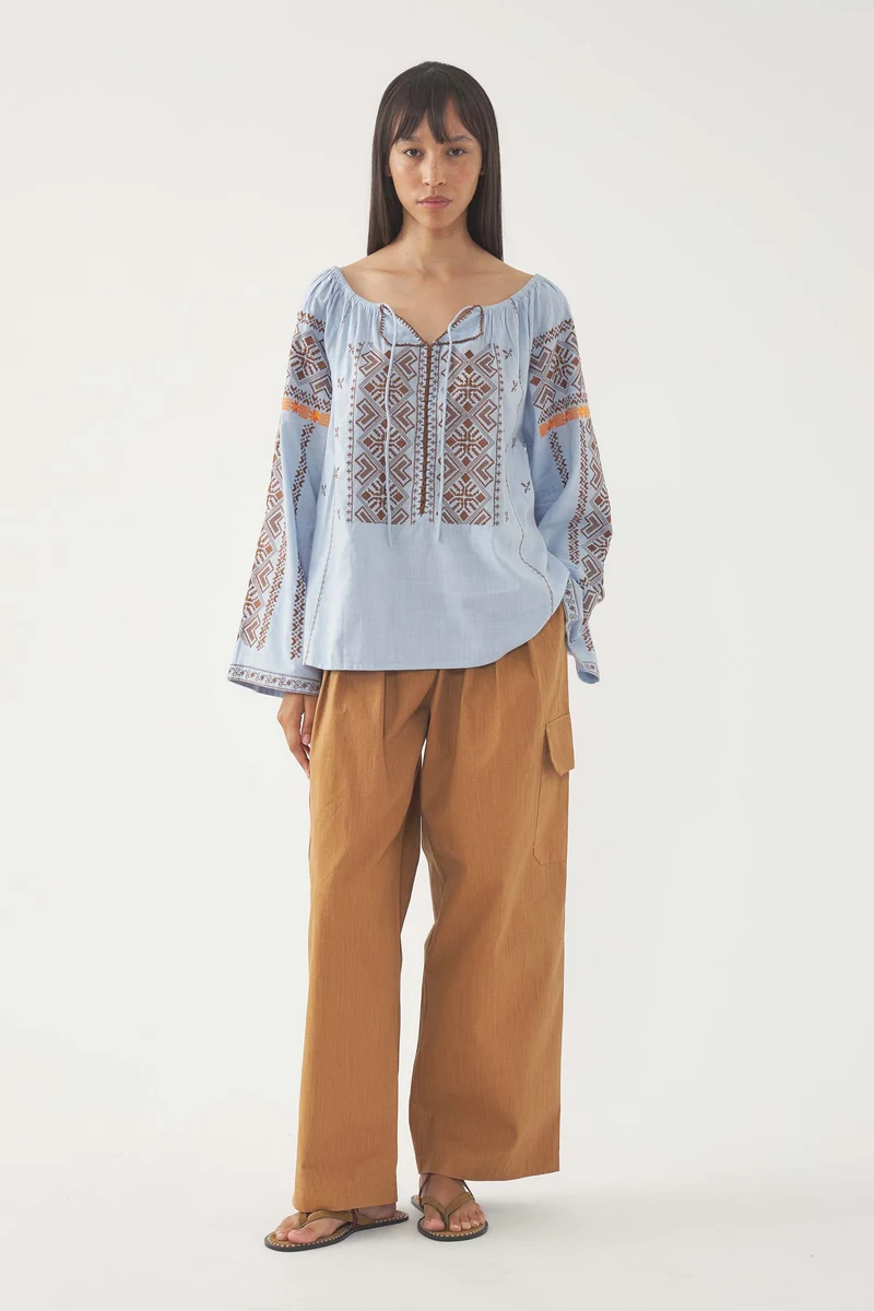 Blouse brodée Edna