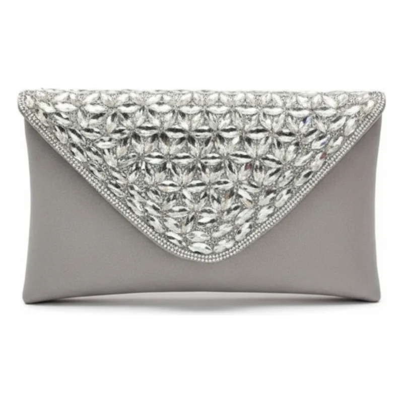Bolso Sobre Ébano Gris Plata
