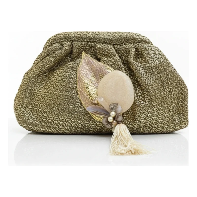 Bolso Nube Opalina Dorado