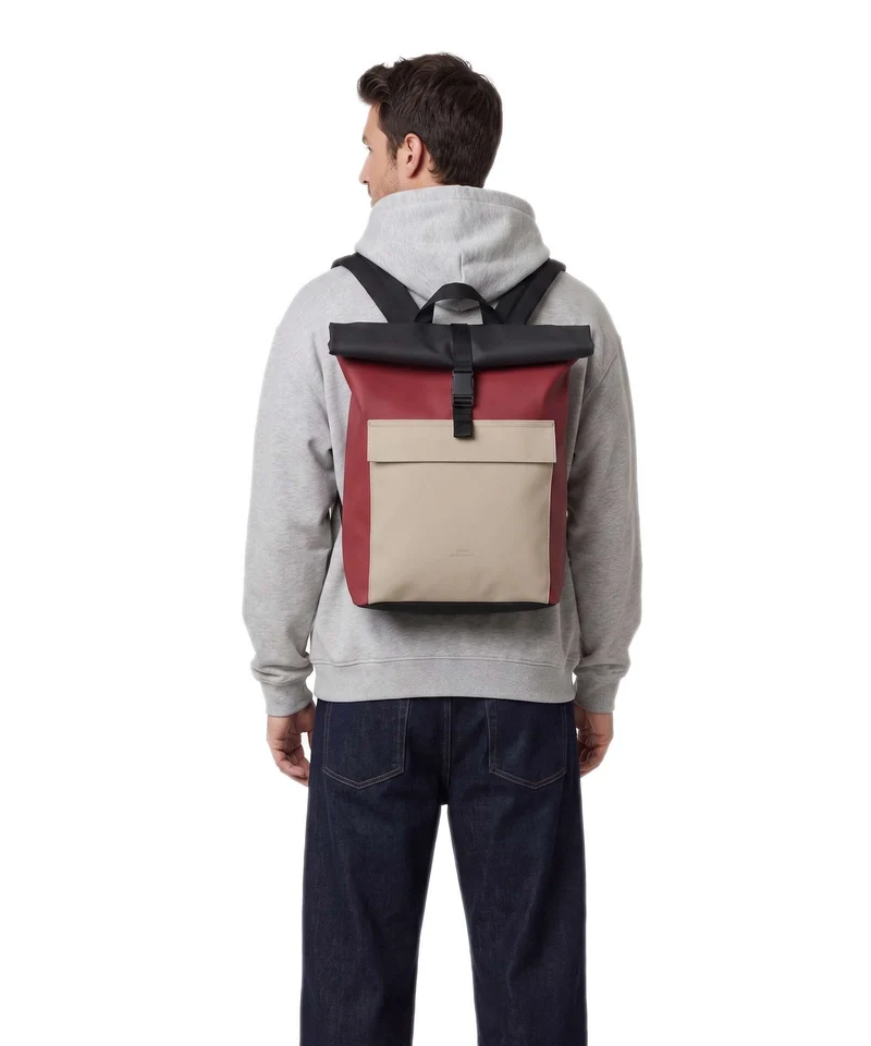 Ucon Acrobatics Lotus Infinity Jannik Mini Mochila roll-top burgundy/sand