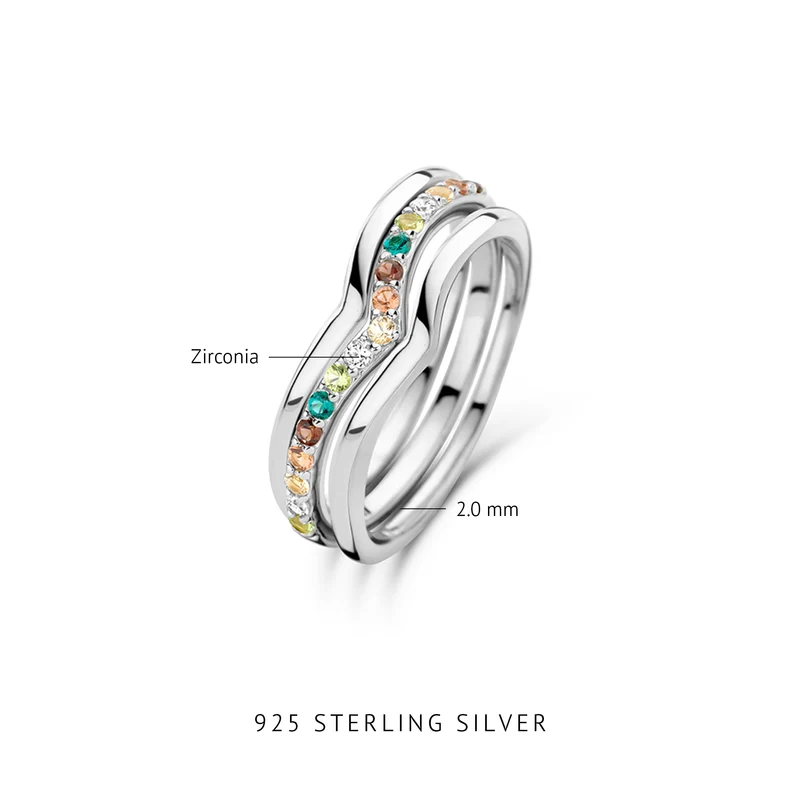 Parte Di Me Santa Maria del Fiore 925 sterling zilveren ringen PDM33033-56
