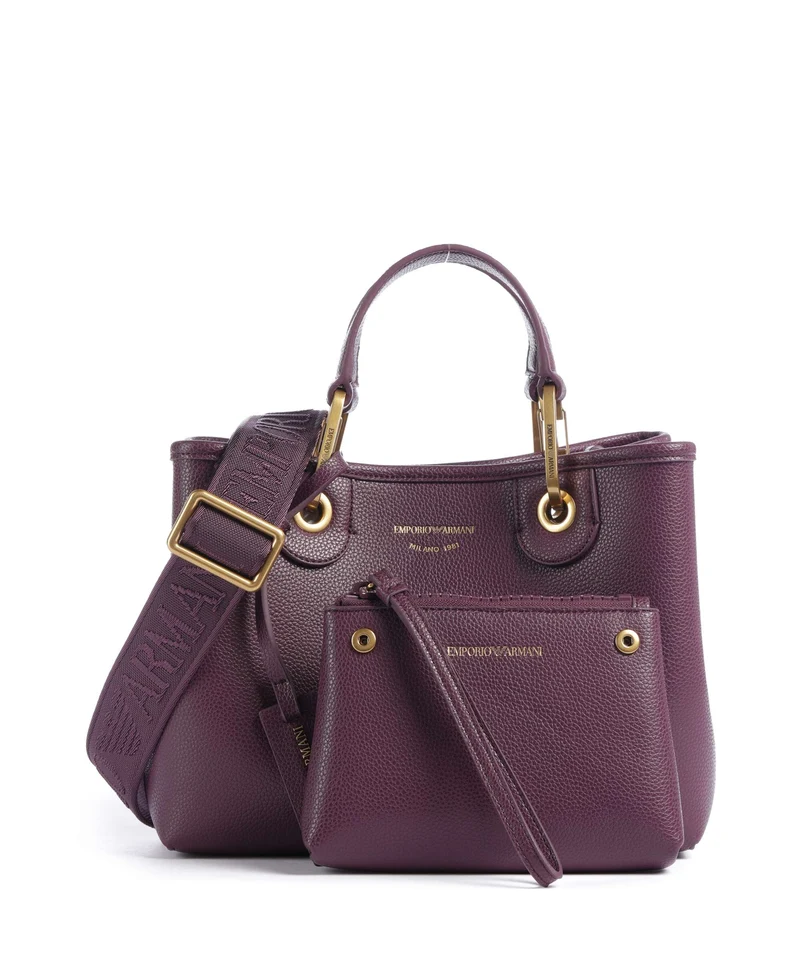 Emporio Armani My EA S Bolso de mano aubergine/foliage