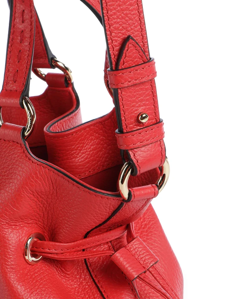Lancel Premier Flirt S Bucket bolso de mano kiss red