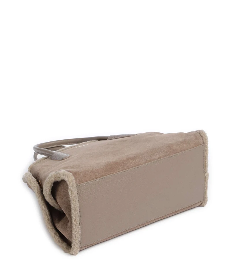Coccinelle Tylde Suede Eco Bolso de mano warm taupe