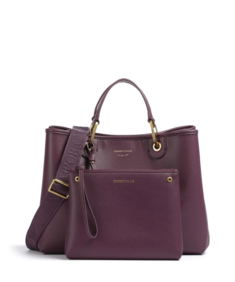 Emporio Armani My EA M Bolso de mano aubergine/foliage
