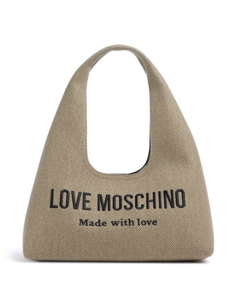 Love Moschino Cargo Canvas Bolso de hobo black/gold