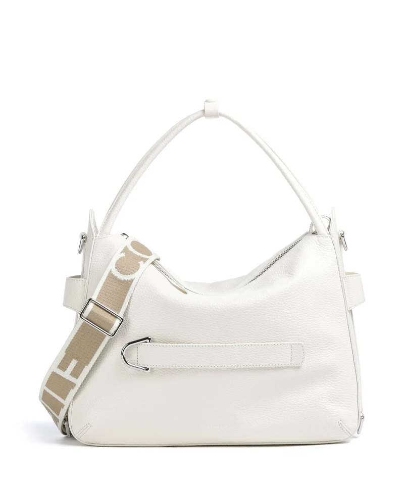 Coccinelle Gretel Ribbon Bolso de hobo pearl