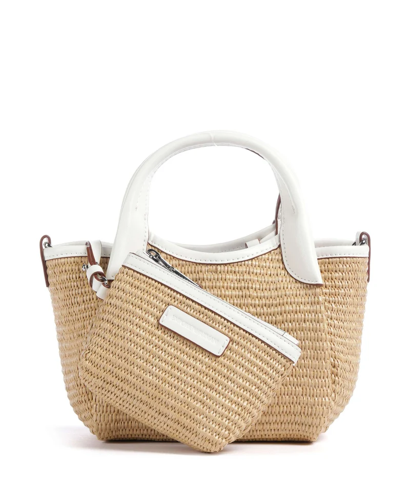 Emporio Armani Durini 24 S Bandolera naturale/bianco