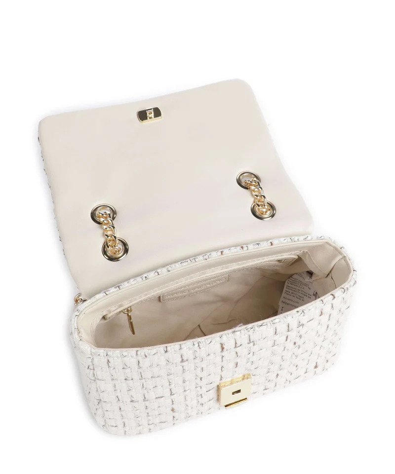 Valentino Bags Tweed Bolso de hombro off white/multicolour