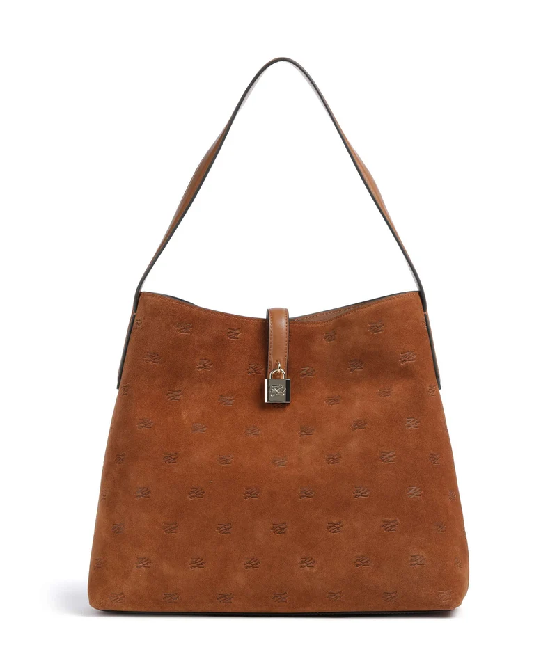 Karl Lagerfeld K/Autograph Bolso de hobo dark tan
