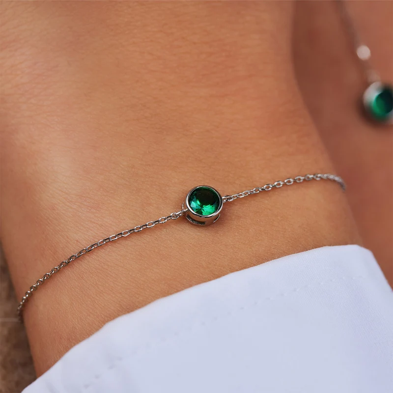 Violet Hamden Venus 925 Sterling Zilveren Armband met Geboortesteen VH320009-DEC