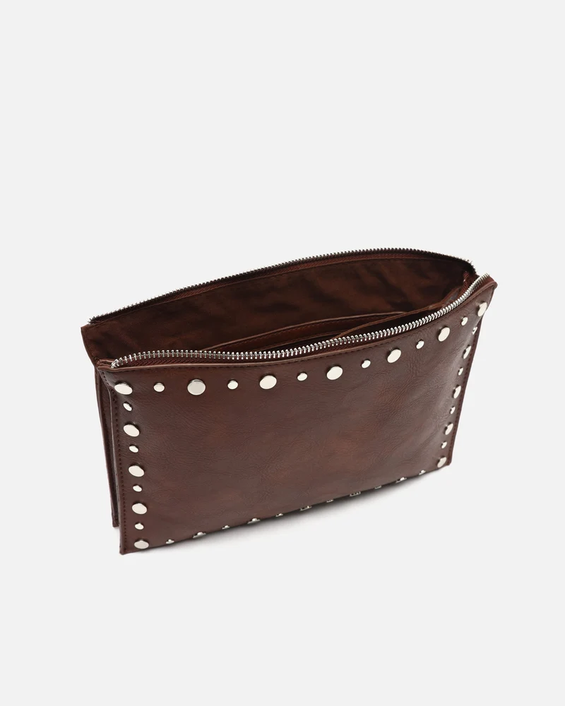 Rizu bolso bandolera pequeño con detalles metálicos ED.