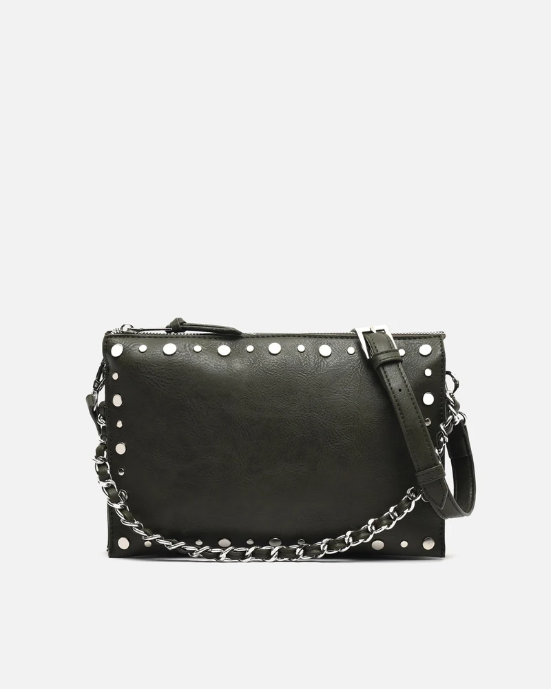 Rizu bolso bandolera pequeño con detalles metálicos ED.