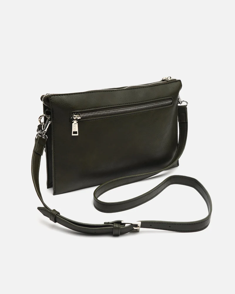 Rizu bolso bandolera pequeño con detalles metálicos ED.