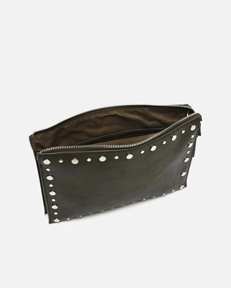 Rizu bolso bandolera pequeño con detalles metálicos ED.