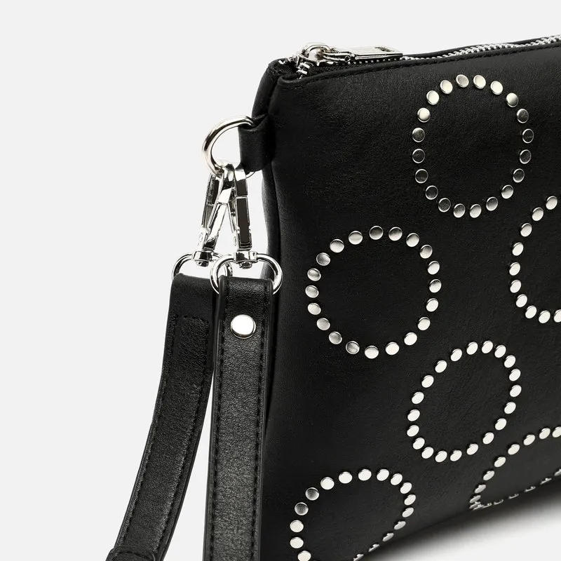 Yura bolso bandolera pequeño con detalles metálicos ED.