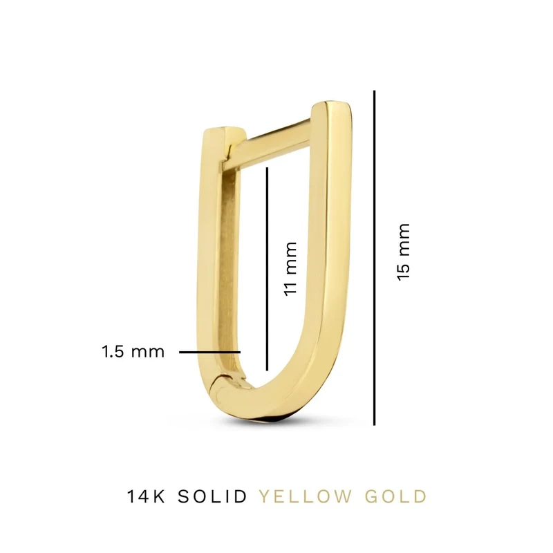 Isabel Bernard Rivoli Aimée 14 Karaat Gouden Oorhangers IB360239