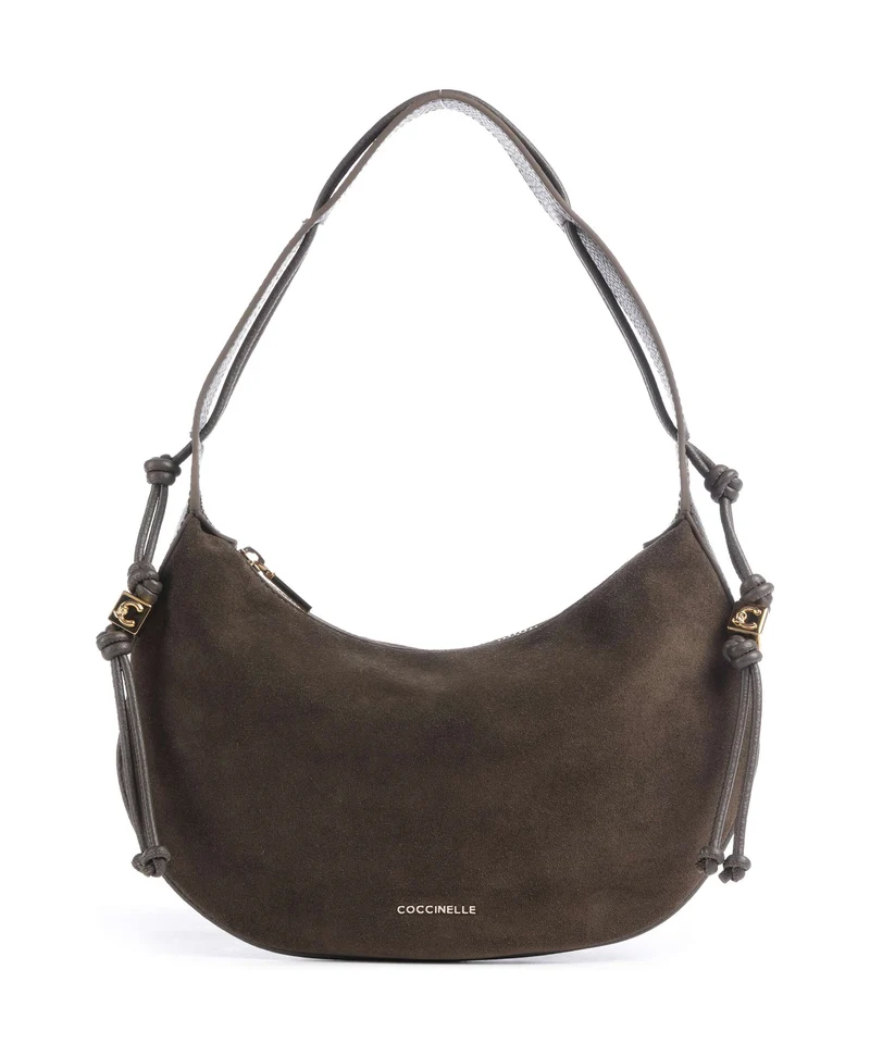 Coccinelle Thess Suede Bolso de hobo fango