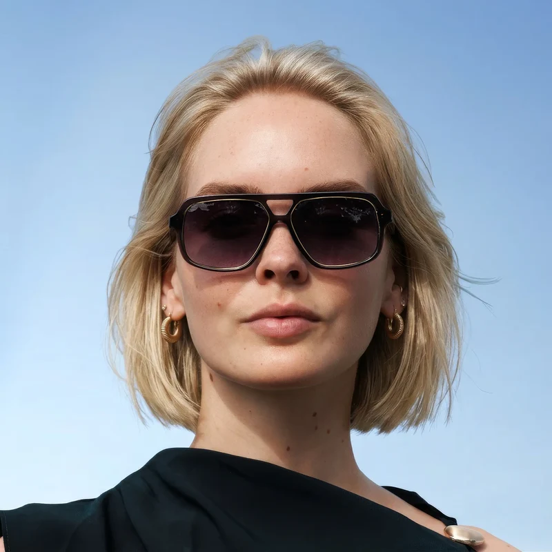 Isabel Bernard La Vilette Milky Grey Sunglasses IB380009-03-01