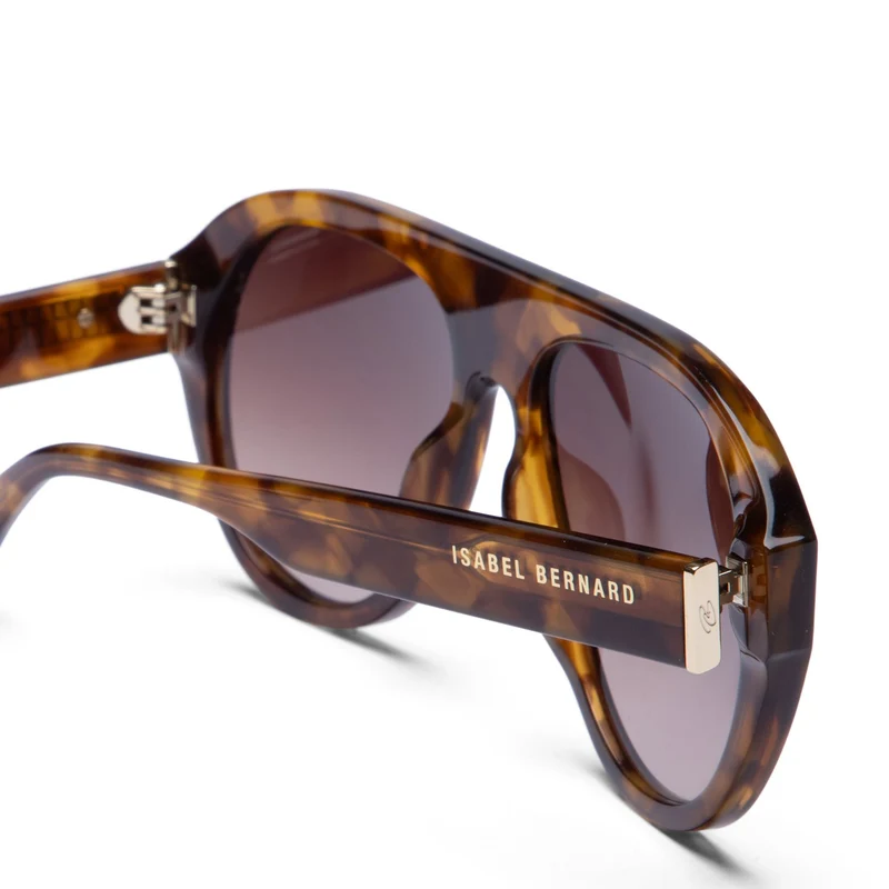 Isabel Bernard La Vilette Demi Brown Sunglasses IB380012-14-14