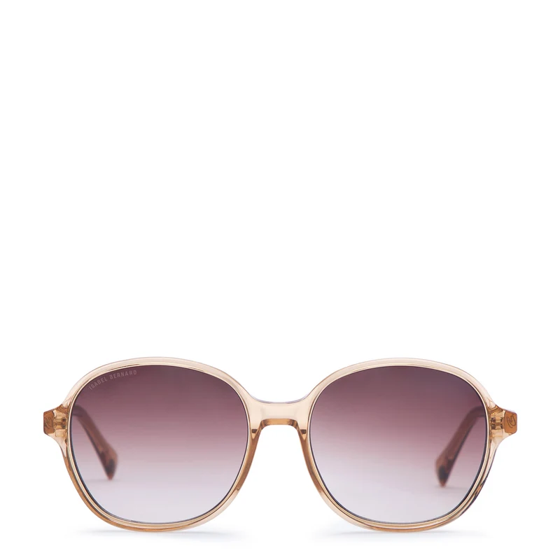 Isabel Bernard La Vilette Transparent Brown Sunglasses IB380010-14-14