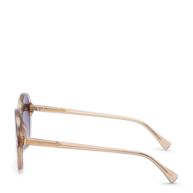 Isabel Bernard La Vilette Transparent Brown Sunglasses IB380010-14-14