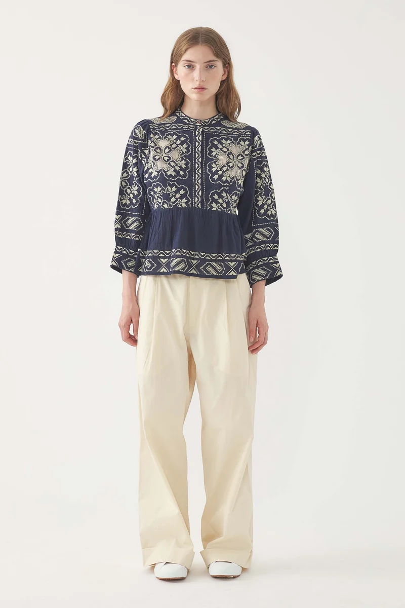Blouse brodée Milos