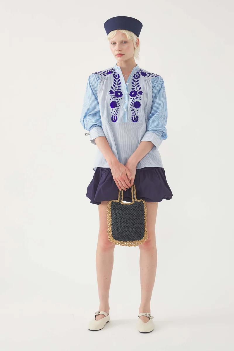 Blouse brodée Tamir
