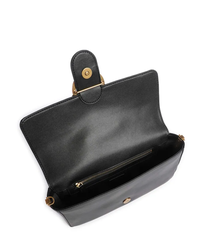 Pinko Love One Classic Slouchy Bandolera nero/antique gold